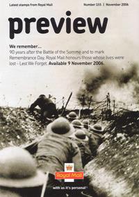 Royal Mail Preview 155 - We remember … - November 2006