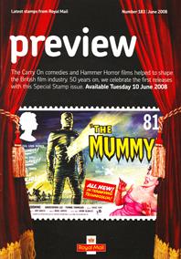 Royal Mail Preview 183 - The Carry on Comedies and Hammer Horror