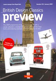 Royal Mail Preview 191 - British Design Classics